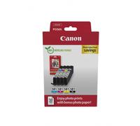 ORIGINALE Canon Value Pack nero / ciano / magenta / giallo CLI-581 + 10x15 cm Fotopapier 50 fogli 1503 pagine