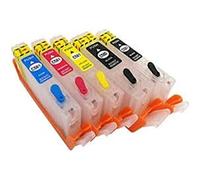cartucce vuote pgi-580 cli-581 bk-c-m-y ricaricabili con chip autoresettante per canon ts6150,8150,9150,tr7550,8550