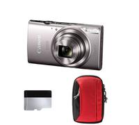 CANON Compact Ixus 285 HS A Silver + Borsa + Scheda SD 8GB - Nouvo