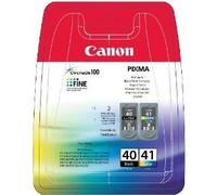 Canon Confezione combinata di cartucce d'inchiostro originali CL-41 e PG-40