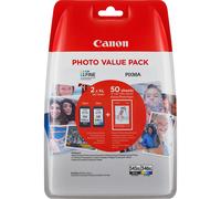 Canon Confezione multipla cartucce d'inchiostro a resa elevata PG-545XL/CL-546XL + carta fotografica (Canon PG-545 XL/CL-546XL NEW
