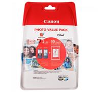 Canon Confezione multipla con cartucce di inchiostro nero PG-560XL e a colori CL-561XL + carta fotografica