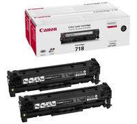 Canon CRG-718 Bk VP cartuccia toner 2 pz Originale Nero (Toner Black Twin Pack 7