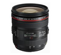 Canon Obiettivo con Zoom, EF 24-70 mm, f/4L IS USM SLR, Nero [Versione EU]