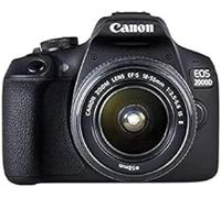 Canon EOS 2000D 18-55 IS SEE Fotocamera, Nero