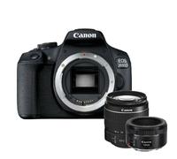 Canon EOS 2000D + 18-55mm DC III + 50mm F/1.8 STM | ✅Garanzia di 5 anni