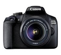 Canon EOS 2000D + EF-S 18-55mm f/3.5-5.6 III Kit fotocamere SLR 24,1 MP CMOS 6000 x 4000 Pixel Nero