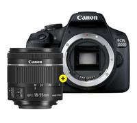 Canon EOS 2000D + EF-S 18-55mm F/4-5.6 IS STM compact
