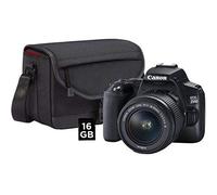 Canon EOS 250D + EF-S 18-55mm Juego de cámara SLR 24,1 MP CMOS 6000 x 4000 Pixeles Negro