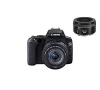 Kit Fotocamera Reflex Canon EOS 250D + obiettivo EF-S 18-55mm F4-5.6 IS STM + obiettivo 50mm F1.8 STM - Prodotto in Italiano