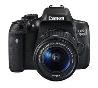 Canon EOS 750D + Kit fotocamera reflex EF-S 18-55 mm 24,2 MP CMOS 6000 x 4000 pixel Nero - Nouvo