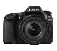 Canon EOS 80D Kit Fotocamera Reflex Digitale, 24.2 Megapixel, con Obiettivo EF-S 18-135 mm, f/3.5-5.6 IS U, Nero [Versione EU]