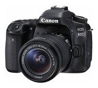 Canon EOS 80D Kit Fotocamera Reflex Digitale da 24.2 Megapixel con Obiettivo EF-S 18-55 mm IS STM, Nero/Antracite [Versione EU]