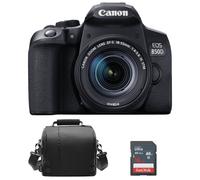 CANON EOS 850D KIT EF-S 18-55 mm F4-5,6 IS STM nero + borsa per fotocamera + scheda SD da 16 GB