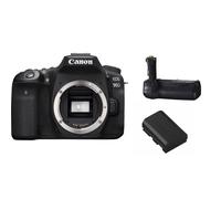 CANON EOS 90D Corpo + BG-E14 Battery Grip + LP-E6N