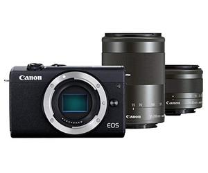 CANON EOS M200 Noir + 15-45 + 55-200