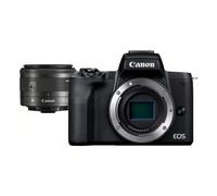 Canon EOS M50 Mark II + kit EF-M 15-45 mm è STM Nero Nero con kit EF-M15-45 mm STM