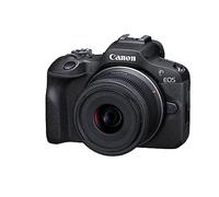 Canon EOS R100 Fotocamera Mirrorless 24 Megapixel APS-C + RF-S 18-45mm | Per principianti; sensore APS-C 24.1MP, mirino elettronico OLED da 0.39 pollici, obiettivo RF-S 18-45mm versatile
