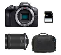 CANON EOS R100 + RF-S 18-150 mm f/3,5-6,3 IS STM + borsa + scheda SD da 8 GB - Nouvo