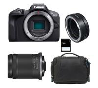 CANON EOS R100 + RF-S 18-150mm f/3.5-6.3 IS STM + Borsa + Scheda SD 8 GB + Anello EF-EOS R - Nouvo