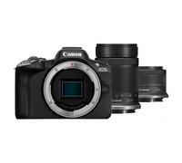 Canon EOS R50, Black + RF-S 18-45 IS STM + RF-S 55-210mm F5-7.1 IS STM Kit MILC 24,2 MP CMOS 6000 x 4000 Pixel Nero