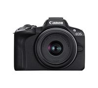 Canon EOS R50 Mirrorless Vlogging Camera (nero) w/RF-S18-45mm F4.5-6.3 is STM Lens, International Model