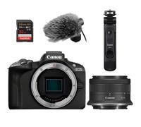 Canon EOS R50 nera + RF-S 18-45mm Content Creator Kit | ✅ Garanzia di 5 anni