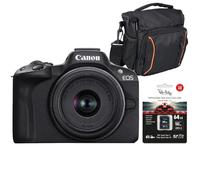 Canon EOS R50 nero + RF-S 18-45mm IS STM Starter Kit