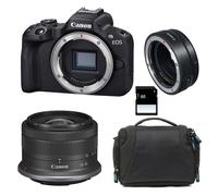 CANON EOS R50 + RF-S 18-45mm f/4.5-6.3 IS STM + Borsa + Scheda SD 8 GB + Anello EF-EOS R - Nouvo