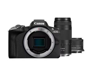 Canon EOS R50 + RF-S 18-45mm f4.5-6.3 + RF 75-300mm f4-5.6