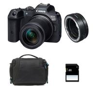 CANON EOS R7 + RF-S 18-150 mm F3.5-6.3 IS STM + borsa + scheda SD da 8 GB + anello EF-EOS R - Nouvo