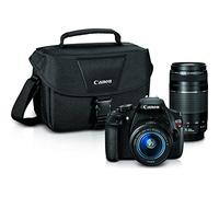 Canon EOS Rebel T5 + EF-S 18-55mm f/3.5-5.6 III + EF 75-300mm f/4-5.6 III Kit fotocamere SLR 18 MP CMOS 5184 x 3456 Pixel Nero