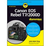 Canon Eos Rebel T7/2000d for Dummies-King, Julie Adair-Copertina flessibile
