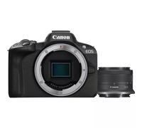 Canon EOS R50, Black + RF-S 18-45mm F4.5-6.3 IS STM Kit MILC 24,2 MP CMOS 6000 x 4000 Pixel Nero