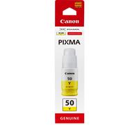 Canon gi-50 y, resa elevata, flacone d'inchiostro, giallo