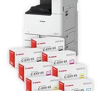 Canon IR-C3326I + CARRELLO CC21 + n.2 TONER C-EXV 65 BK durata 17,5 k + n.2 per tipo TONER C/M/Y 65 durata 11k