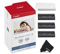 Canon KP-108IN Carta fotografica (108 fogli 100x148mm) e cartuccia colore per stampante Selphy, 3115B001(AA), termosublimazione