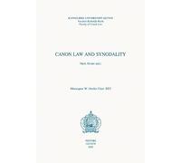 Canon Law and Synodality