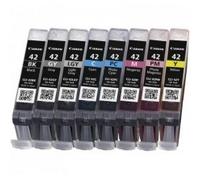Canon Multipack colore CLI-42multi 6384B010 8 cartucce CLI-42: BK +C +M +Y +GY +PC Originale