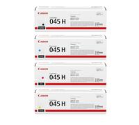 Canon Original 045h 045H XL Toner Multipack ad Alta Capacità Nero Ciano Magenta Giallo, compatibile con: i-SENSYS MF635Cx, MF633Cdw, MF631Cn, LBP613Cdw, LBP611Cn