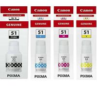 CANON ORIGINALE 4 FLACONI D’INCHIOSTRO BK C M Y PIXMAG3560 G3520 G2520