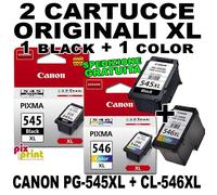 CANON ORIGINALE PG-545 XL + CL-546 XL PROMO KIT XL NERO+COLORE TR4650 TS3450