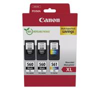 Canon Originali Cartucce 2X PG-560 XL + 1X CL-561 XL PIXMA TS 5350 5351 5352 Set