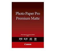 Canon paper premium opaco Photo 8657B006, 210 g/m2, A3, opaco, getto d'inchiostro, bianco, carta fotografica