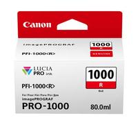 ORIGINALE Canon Cartuccia d'inchiostro Rosso PFI-1000r 0554C001 5355 pagine 80ml