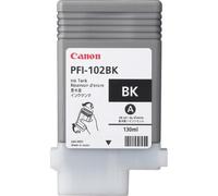Canon PFI-102BK cartuccia d'inchiostro Originale Nero (CANON IPF600 BLACK INK TANK PFI-102BK 130ml DYE INK)