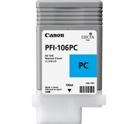 ️ Canon Pfi-106Pc Cartuccia D'Inchiostro Originale Blu Fotografico 130Ml ️