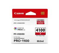 ORIGINALE Canon Cartuccia d'inchiostro Rosso PFI-4100r 6785C001 80ml