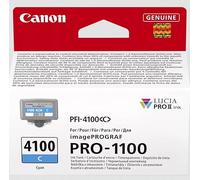 ORIGINALE Canon Cartuccia d'inchiostro ciano PFI-4100c 6778C001 80ml