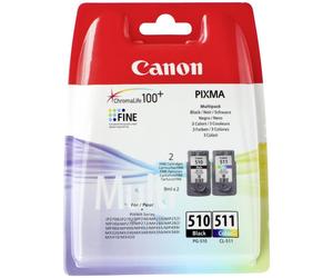 Canon PG 510 CL 511 originale MULTIPACK PIXMA MP492 MP495 MP499 MX32.
